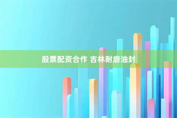 股票配资合作 吉林耐磨油封